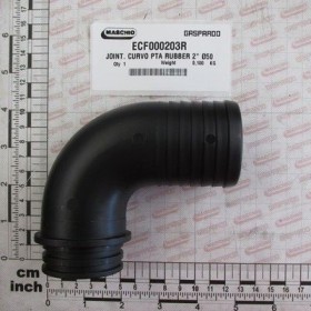 Maschio Gaspardo RACC. CURVO PTA GOMMA 2ï¿½ï¿½ ï¿½50 ECF000203R