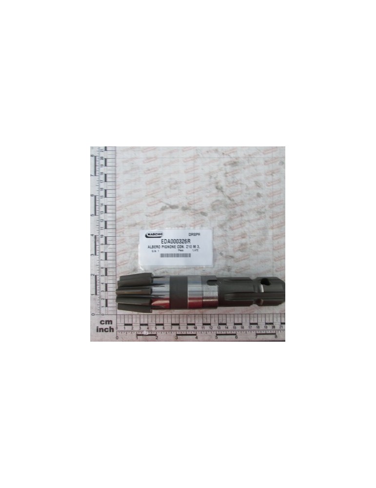 CONE PINION SHAFT Z10 M 3,75