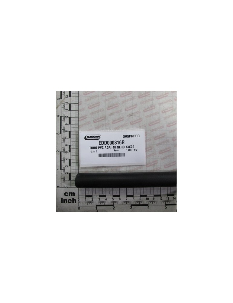 PVC AGRI 40 BLACK PIPE 13X20