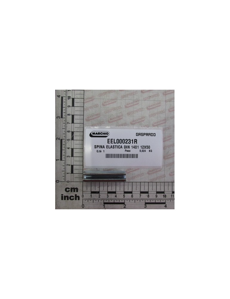 SPRING PIN DIN 1481 12X50 ZN