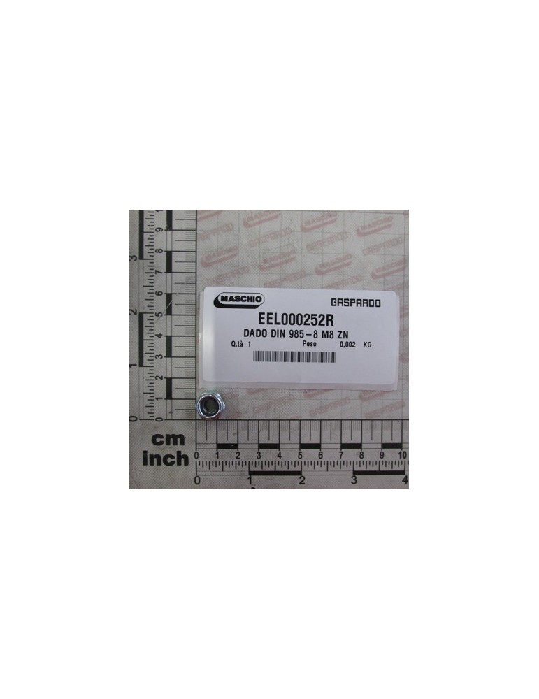 NUT DIN 985-8 M8 ZN