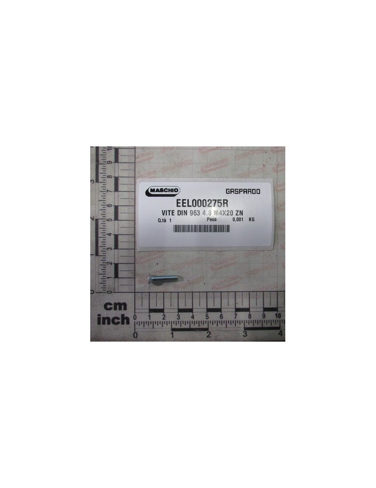 SCREW 963 4.8 M4X20 ZN