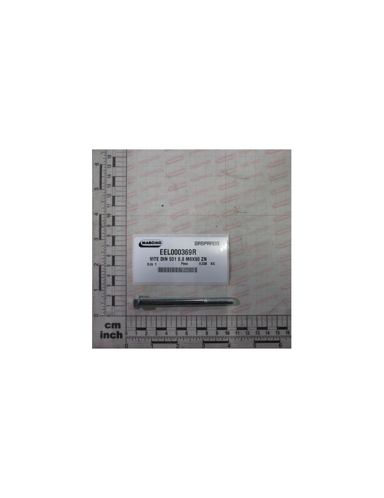 SCREW DIN 931 8.8 M8X90 ZN