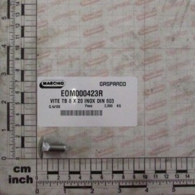 Maschio Gaspardo SURUB TB 8 X 20 INOX DIN 603 EOM000423R