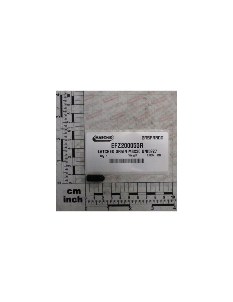 LATCHED GRAIN M8X20 UNI5927