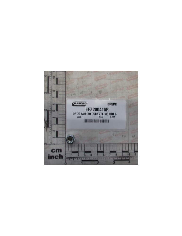 SELF LOCKING NUT M8 UNI 7473