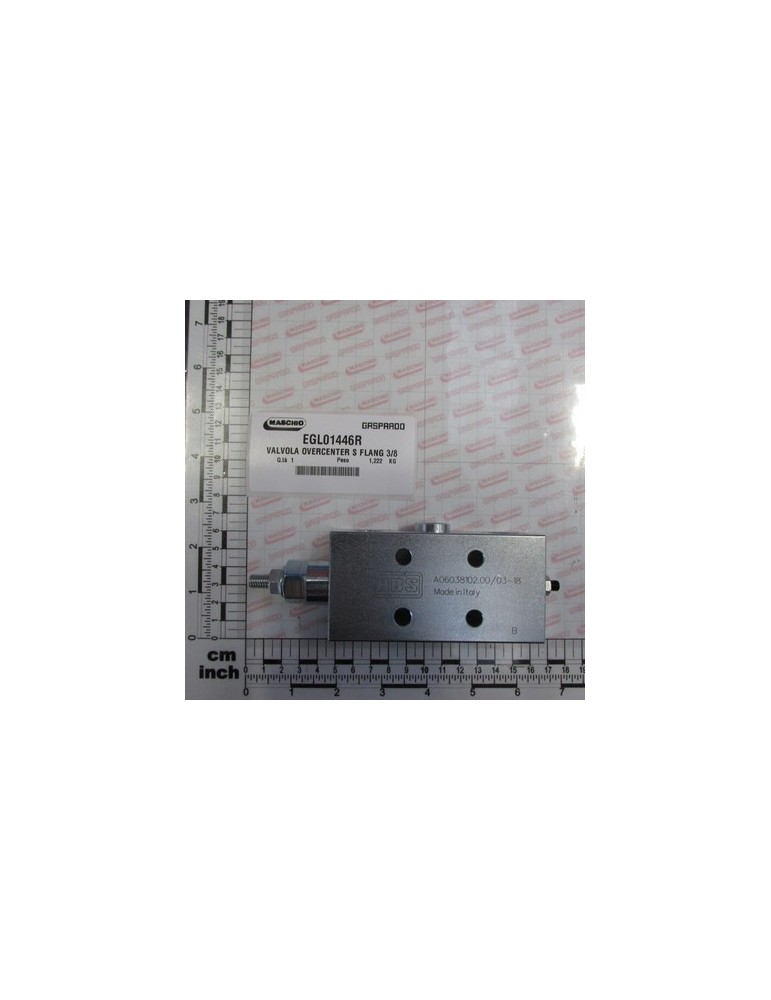 VALVE OVERCENTER 3/8