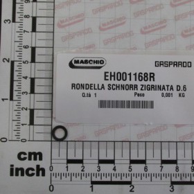 KNURLED WASHER SCHNORR D.6
