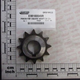 PINION FOR SQUARE SHAFT 3/4 Z-