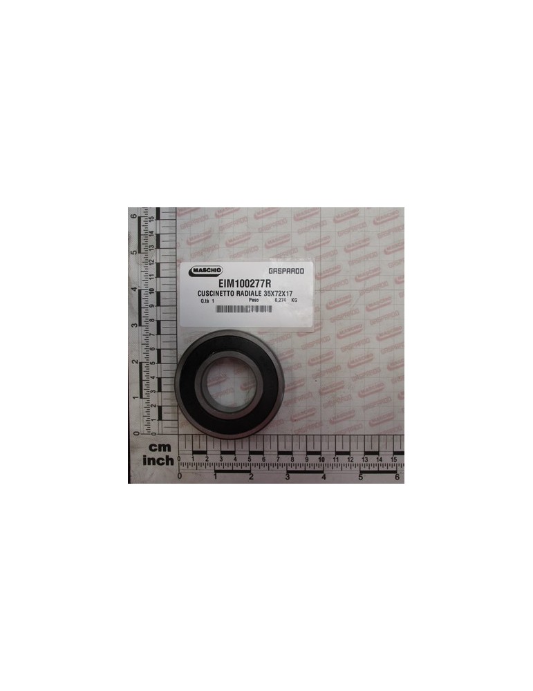 RADIAL BEARING 35X72X17
