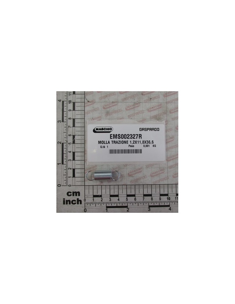 TRACTION SPRING 1,2X11,8X36,6