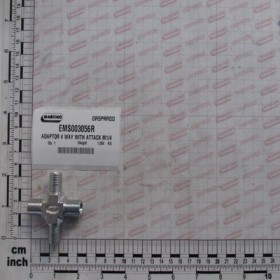 ADAPTOR 4 WAY WITH ATTACK M1/4