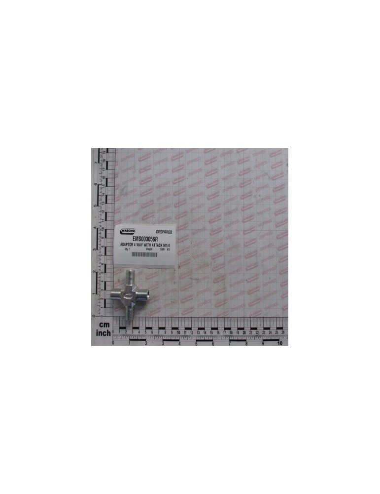 ADAPTOR 4 WAY WITH ATTACK M1/4
