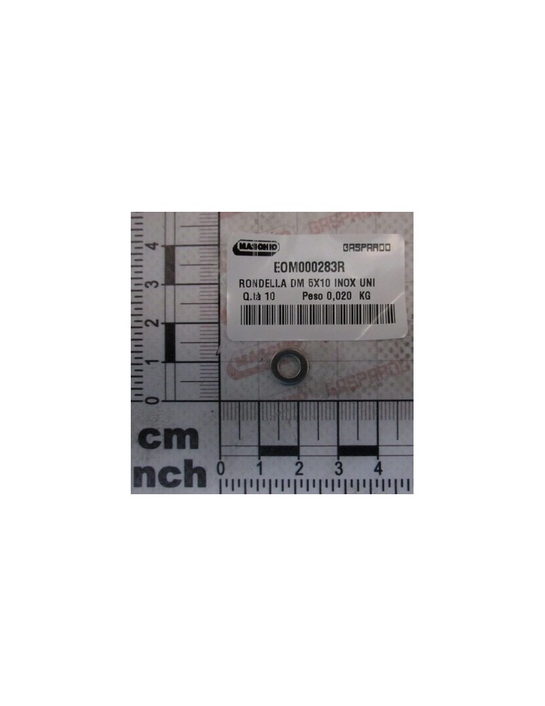 WASHER DM 5X10 INOX UNI 6592