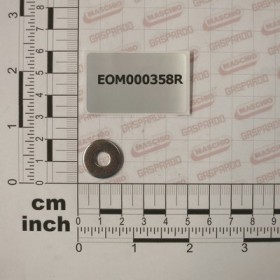 PLATE WASHER DM 6X18X1,5 INOX