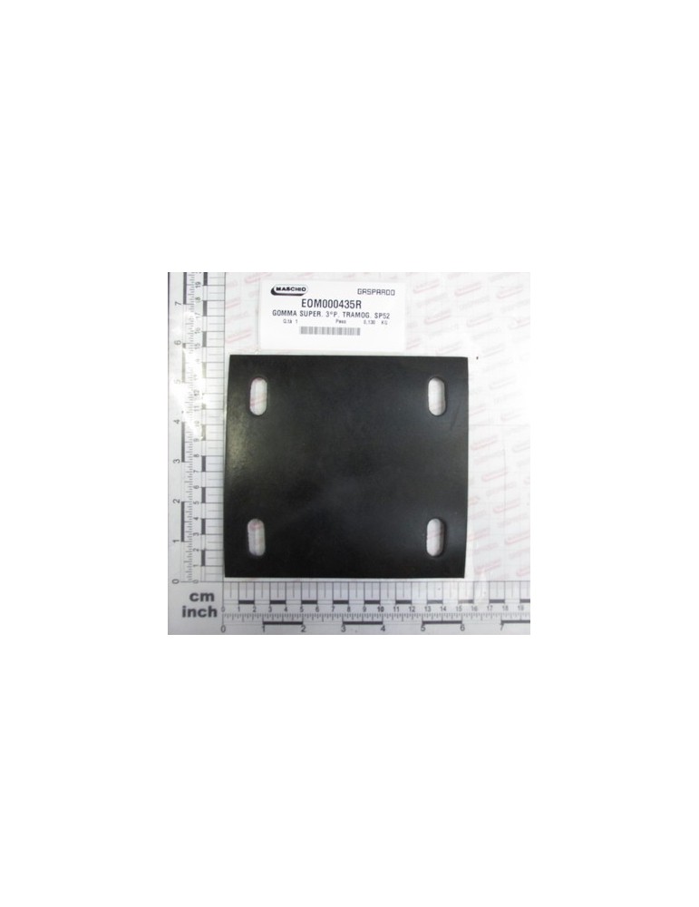 UPPER REAR RUBBER 4MM (FLEX.HO