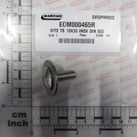 SCREW TB 10X30 STAINL. DIN 603