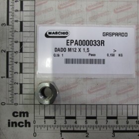 NUT M12 X 1,5