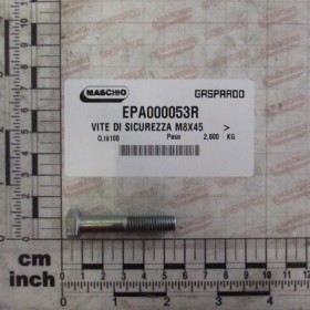 SAFETY BOLT M8X45