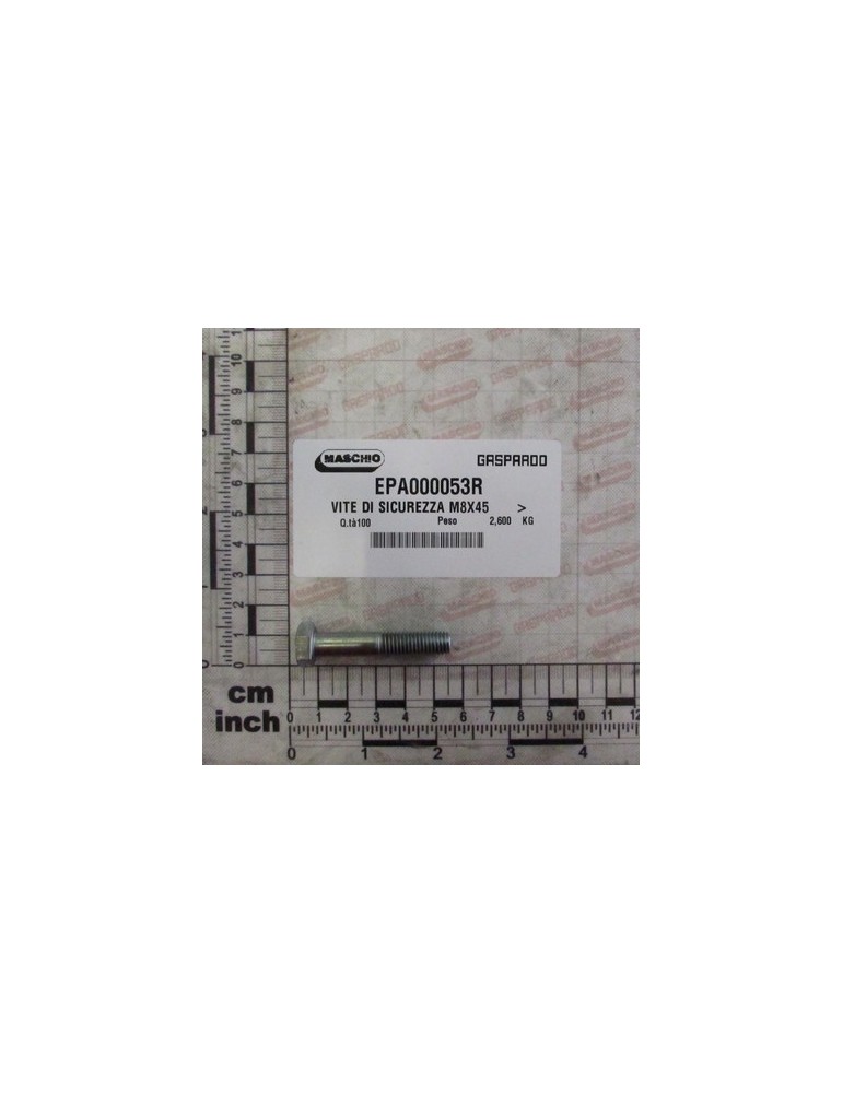SAFETY BOLT M8X45