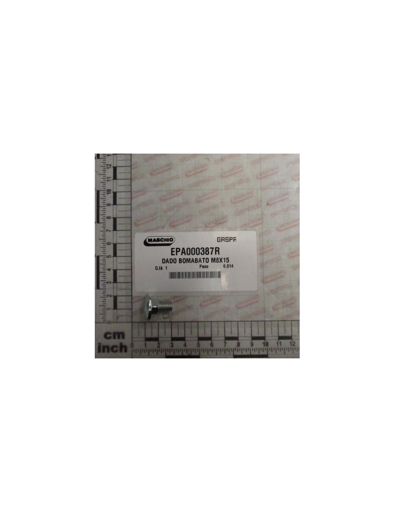 ROUND BOLT M8X15