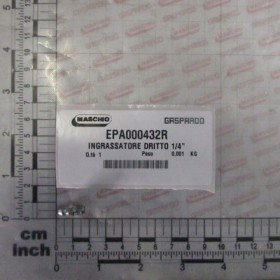 STRAIGHT GREASE NIPPLE 1/4\"