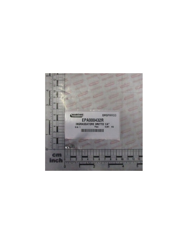 STRAIGHT GREASE NIPPLE 1/4\"