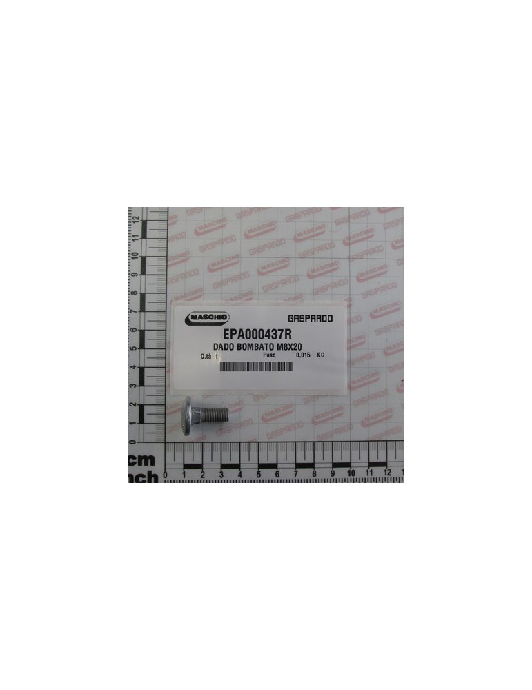 M8X20 ROUND HEAD BOLT