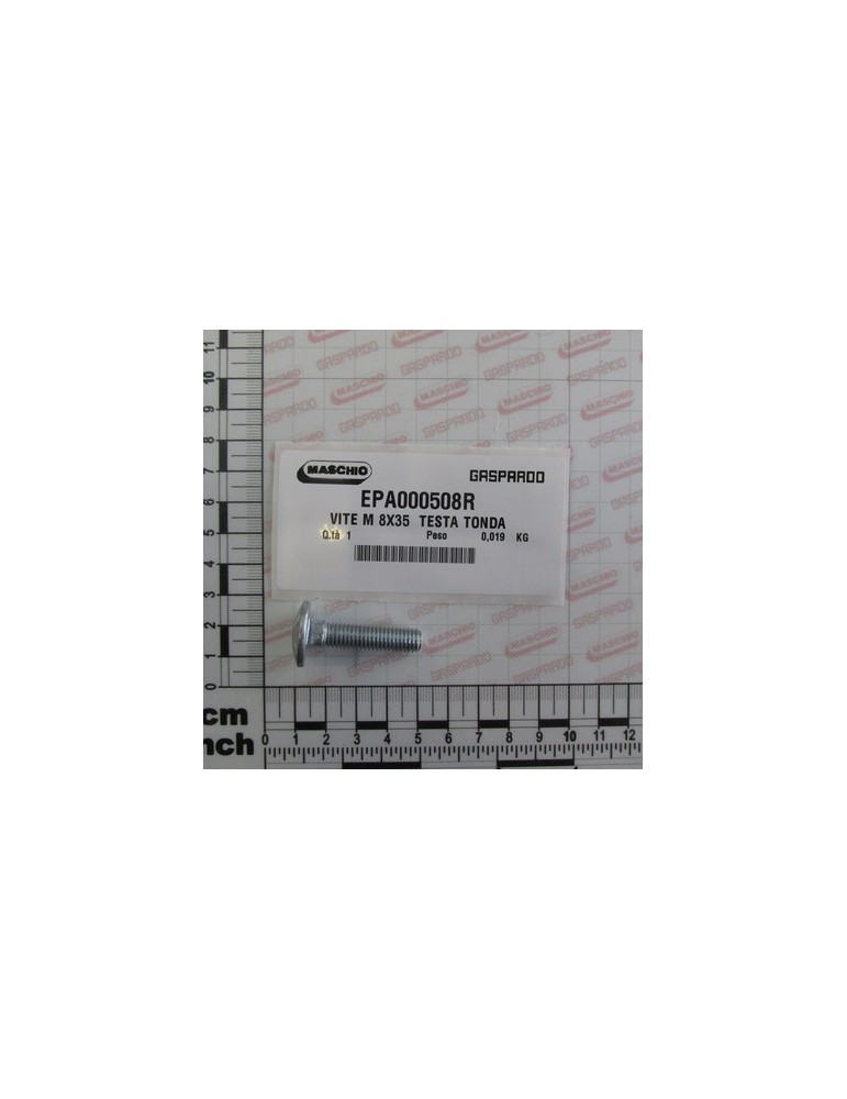 BOLT M8X35 ROUND HEAD