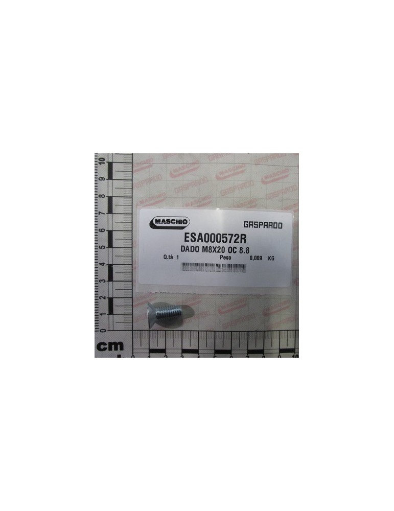 NUT M8X20 OC 8.8