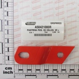 Maschio Gaspardo PIASTR.PIEG.DX C.VERS.-PREV. - A50421080R