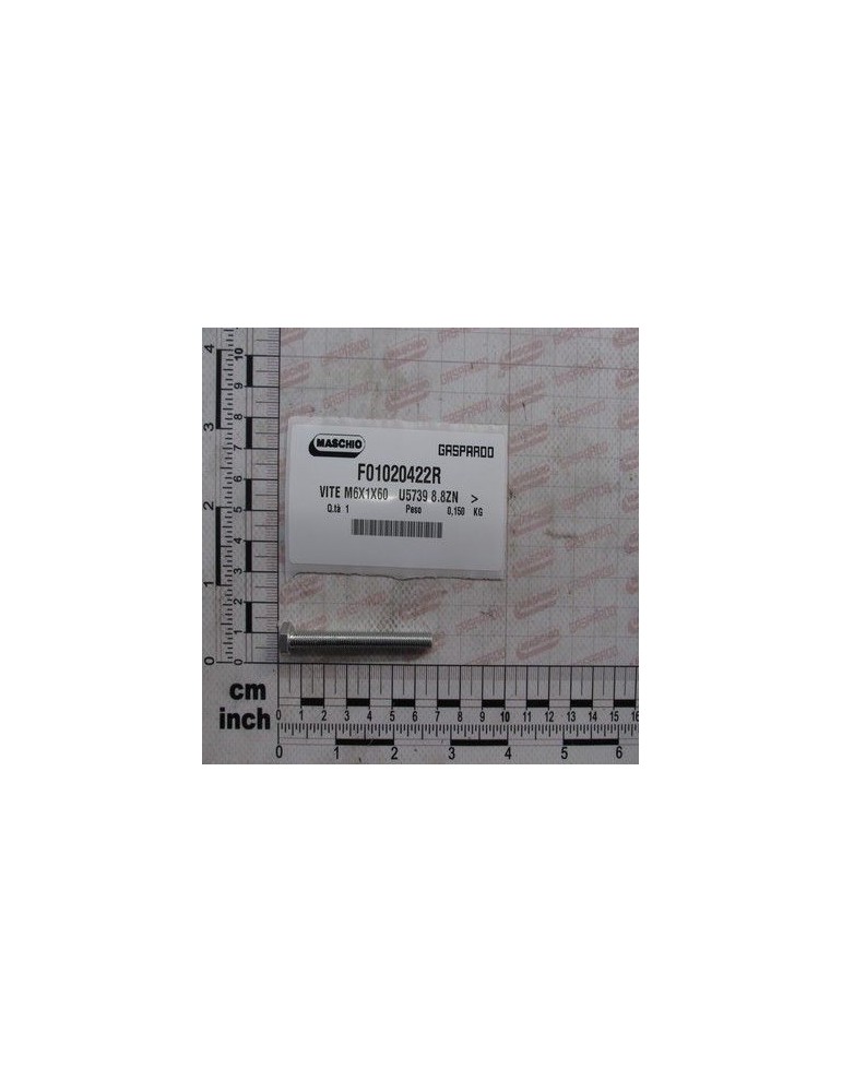 Maschio Gaspardo SURUB M6X 1X60 U5739 8.8 ZN F01020422R