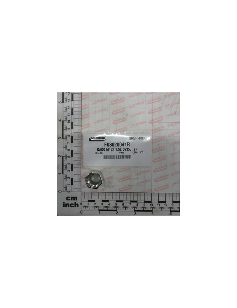 NUT M18X 1,5L D2353 ZN