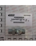 NIPPLE BULKHEAD BSP 3/8-19