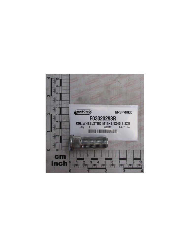COL.WHEELSTUD M16X1,5X45 8.8ZN