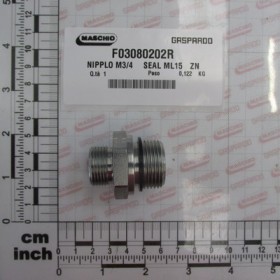 NIPPLE M3/4 SEAL ML15 ZN