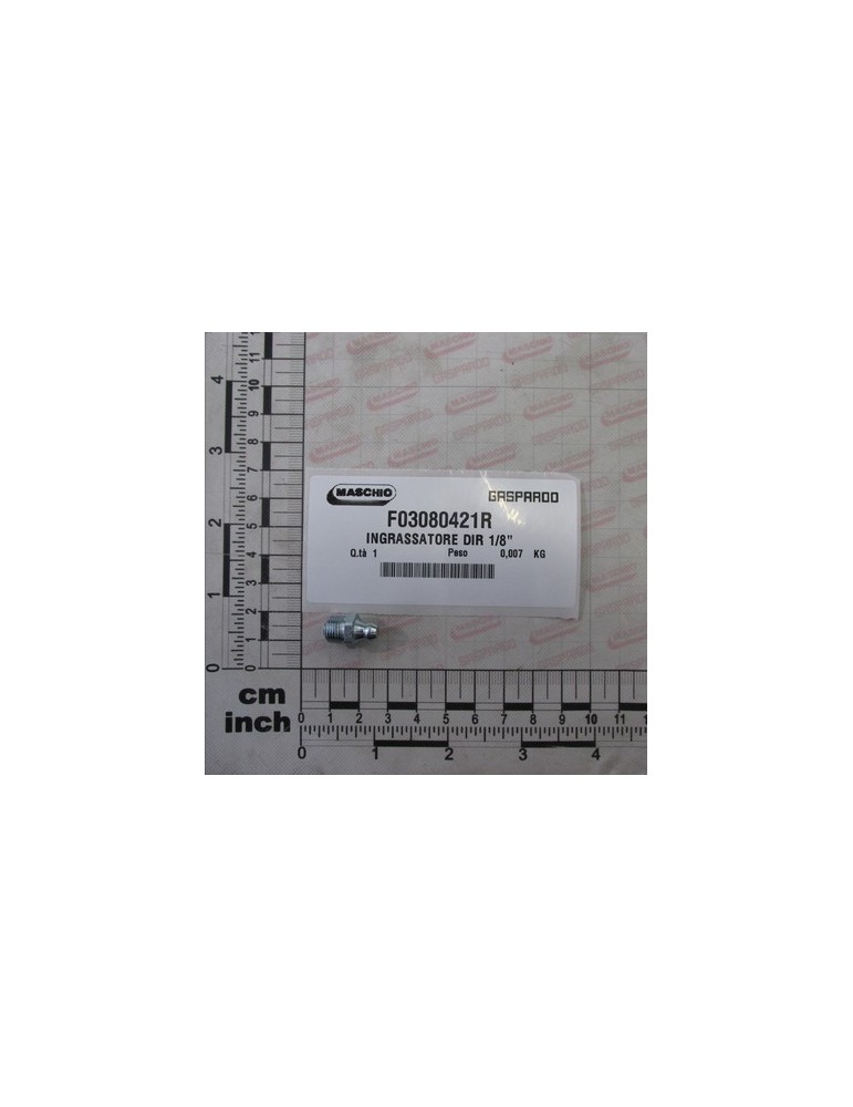 STRAIGHT GREASE NIPPLE 1/8\"