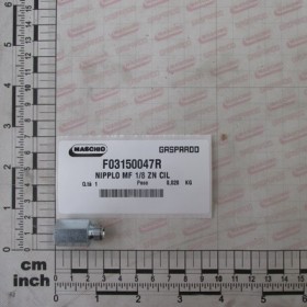 NIPPLE MF 1/8 ZN CIL