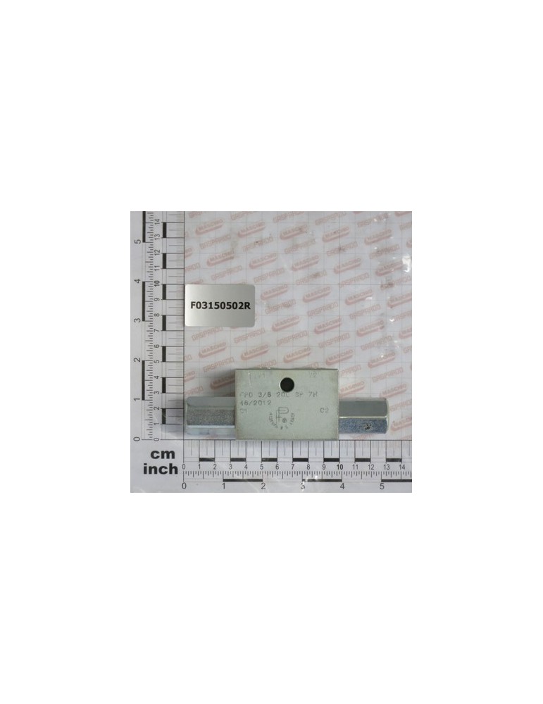 BLOCK VALVE 20LPM-3/8\"
