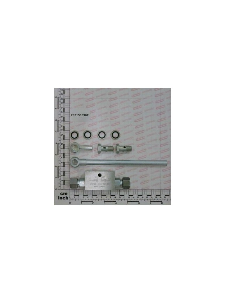 STOP VALVE KIT 1/4 DA