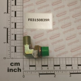 ADAPTER 90Â° 1/4-HOLE 6MM.