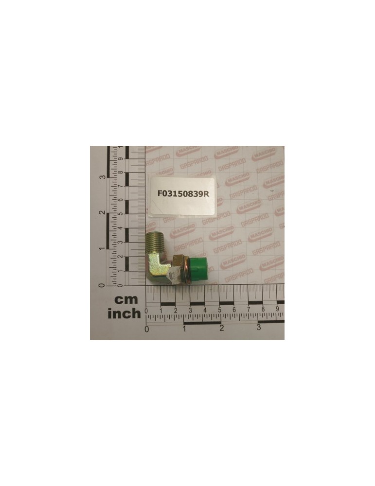 ADAPTER 90Â° 1/4-HOLE 6MM.