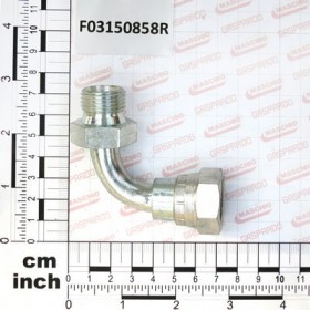 ELBOW 90Â°F.SLEWING 1/2 - M.1/2