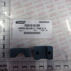 COUPLE COLLARS FOR 1 TUBE D.18