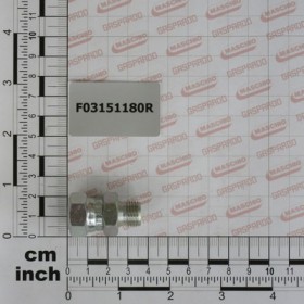 NIPPLE M-F-GIREV.1/4 ZN X MAN.