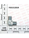 MALE UNION 3/8 ZN
