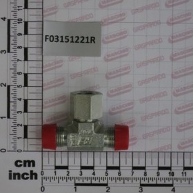 CONNECTOR T- M-FG-M 3/8\'    ZN