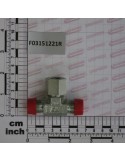CONNECTOR T- M-FG-M 3/8\'    ZN