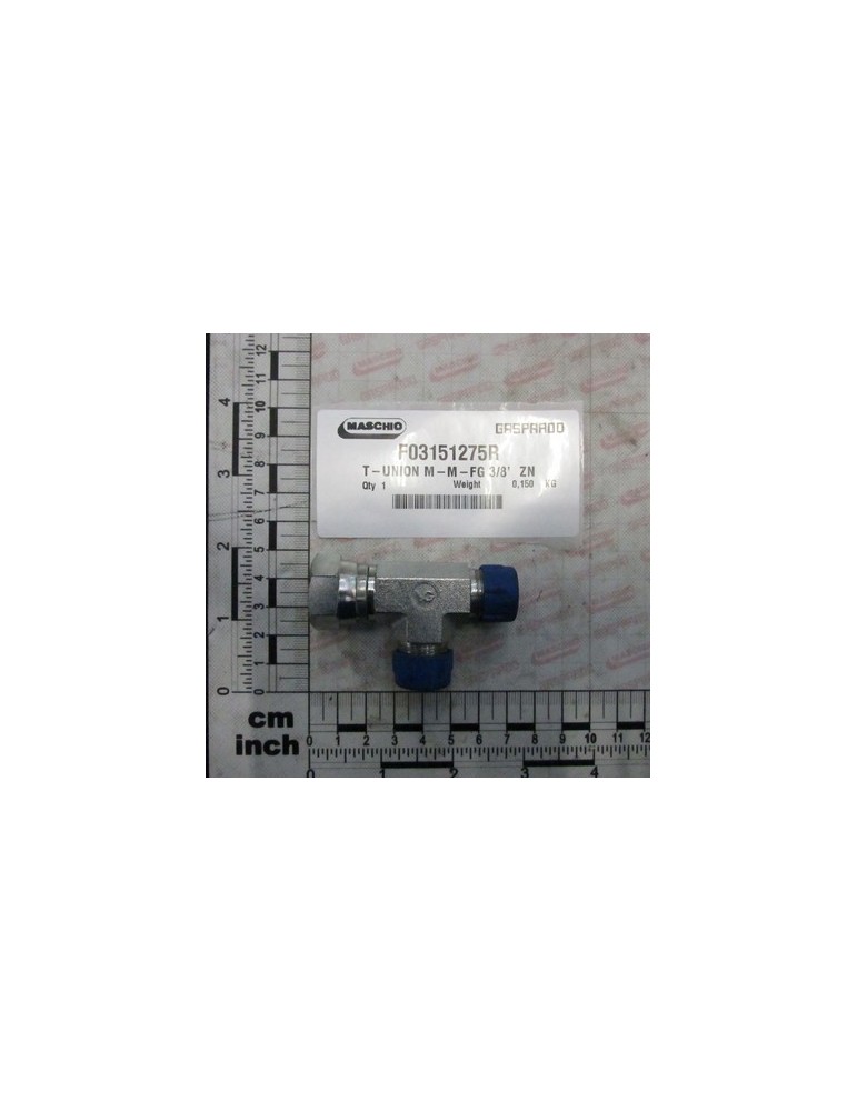 T-UNION M-M-FG 3/8\'  ZN