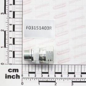 NIPPLE M SAE-UNF3/416\" FG 3/8\"